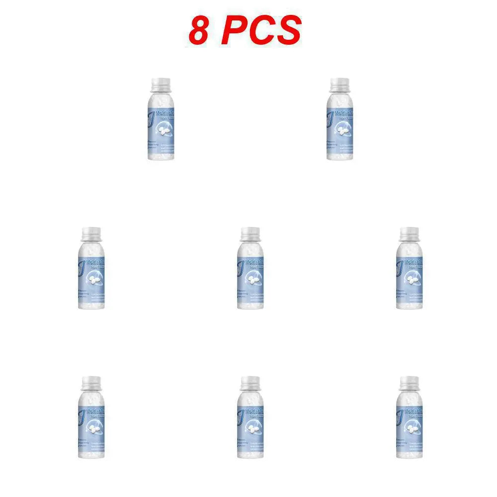 1~8PCS 30ml Resin Temporary Tooth Repair Granules Teeth Gaps Missing Broken Tooth False Teeth Filling Moldable Solid Glue