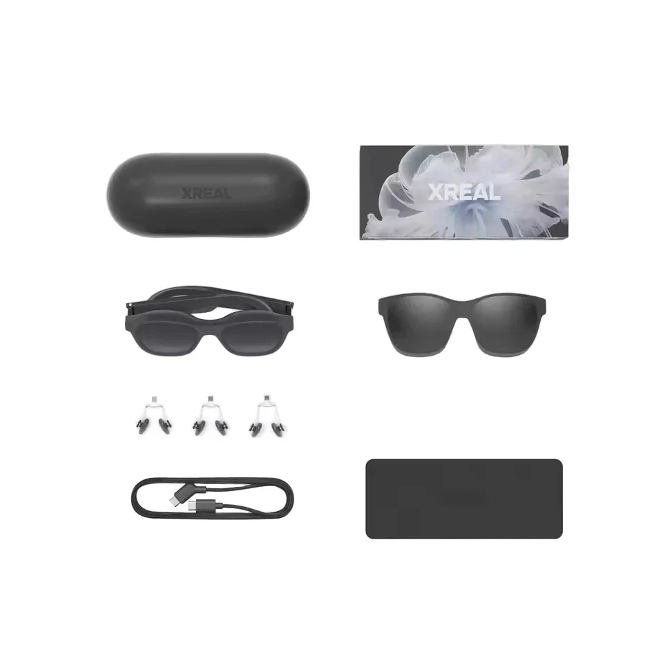 XREAL Air 2 Air2 Red Smart AR Glasses 330Inch Micro OLED Screen 1080P View for Mobile Lightweight Ultra Giant Screen Glasses