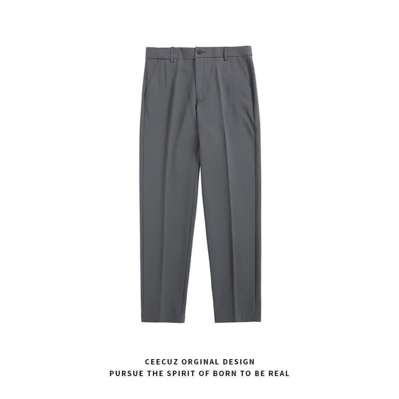 Trendy Ins Draping Design Wide-leg Pants
