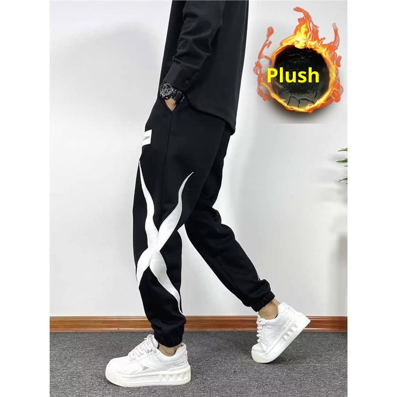 Men's Autumn And Winter New Loose All-match Ankle-tied Sports Pants