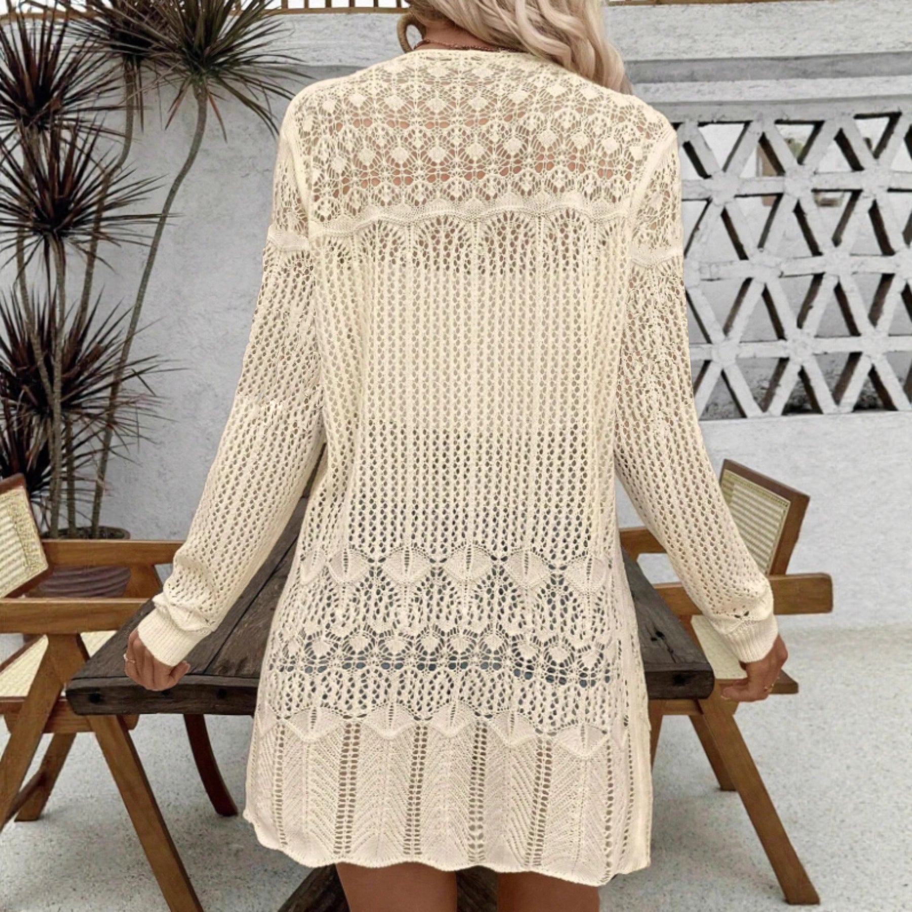 Women's Knitted Fashionable Cardigan Without Buttons