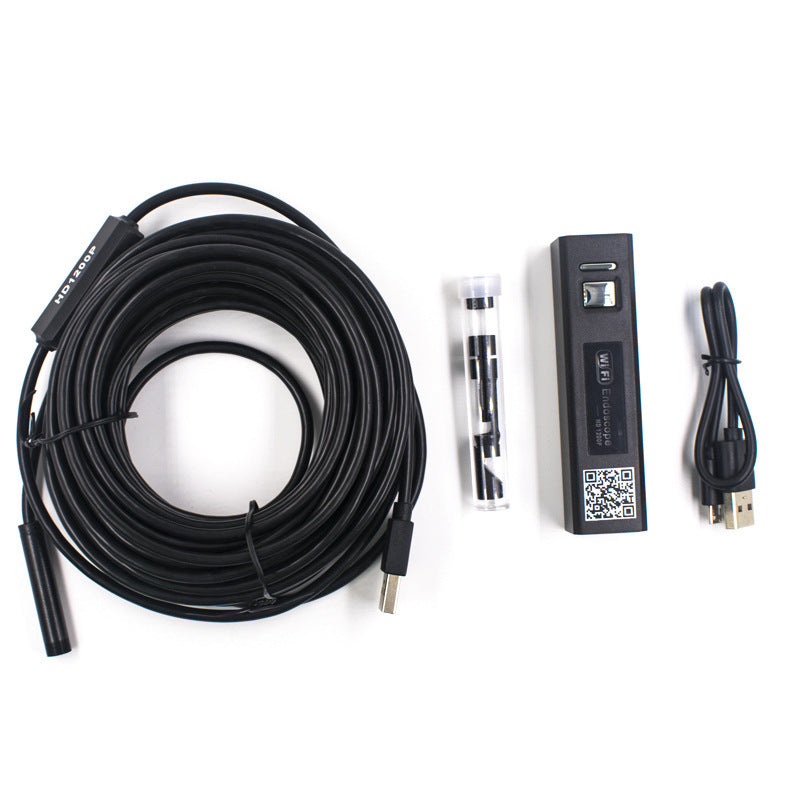 1200P Industrial Endoscope WiFi Air Conditioning Pipe Phone Android 3 In 1 Visual Auto Repair Camera