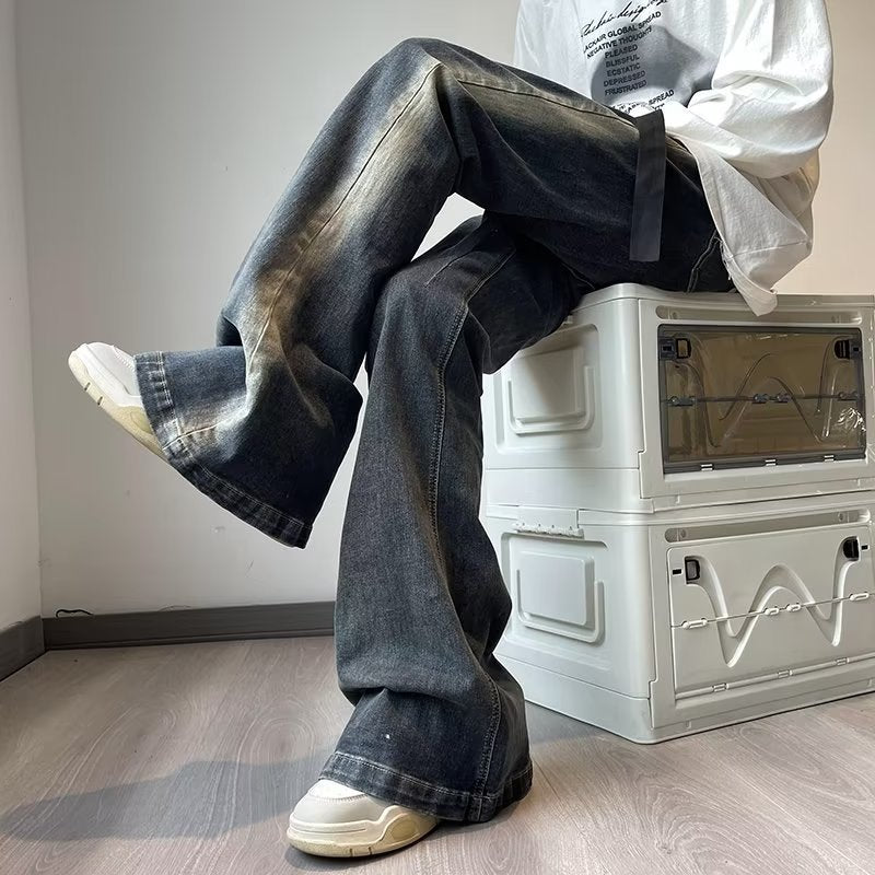 Men's Loose Trousers Cotton High Street
