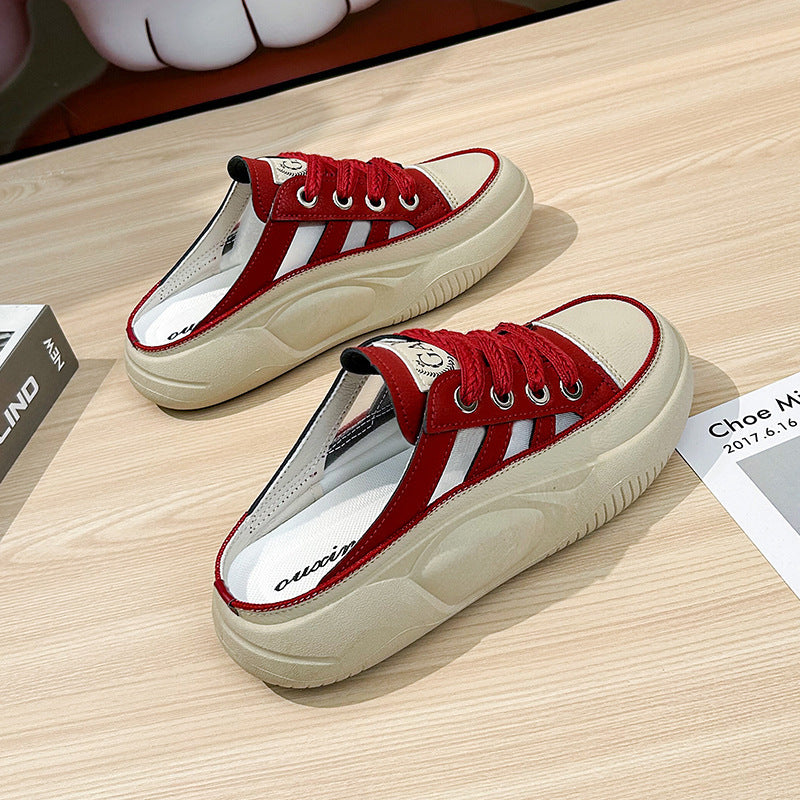 Casual Slip-on Lazy Half Slippers Women