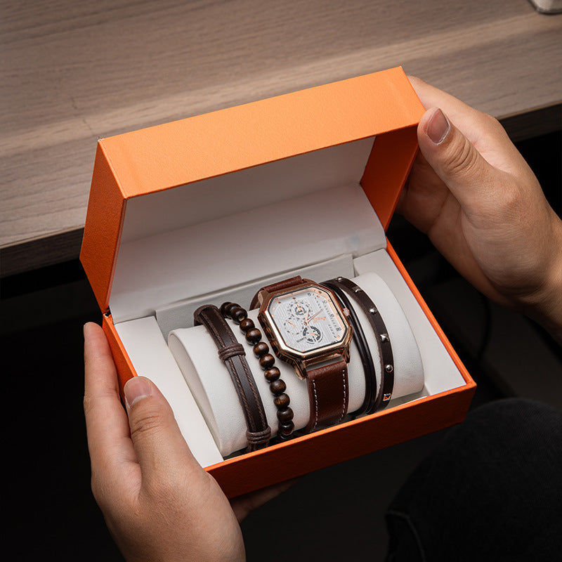 Men's Watch Suit Quartz Bracelet