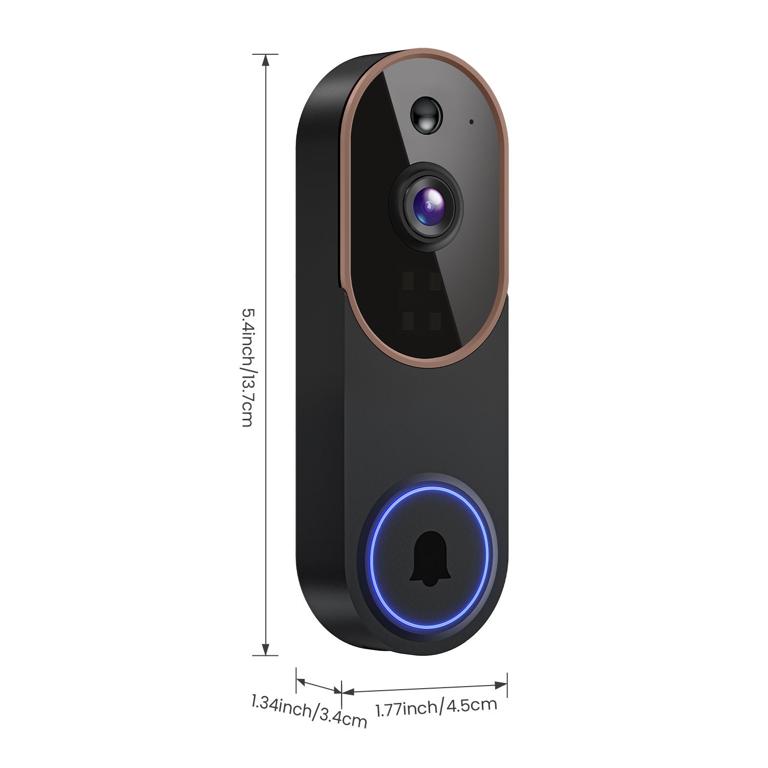 Smart Home Surveillance Camera Outdoor Wireless Doorbell HD Video Intercom Camera