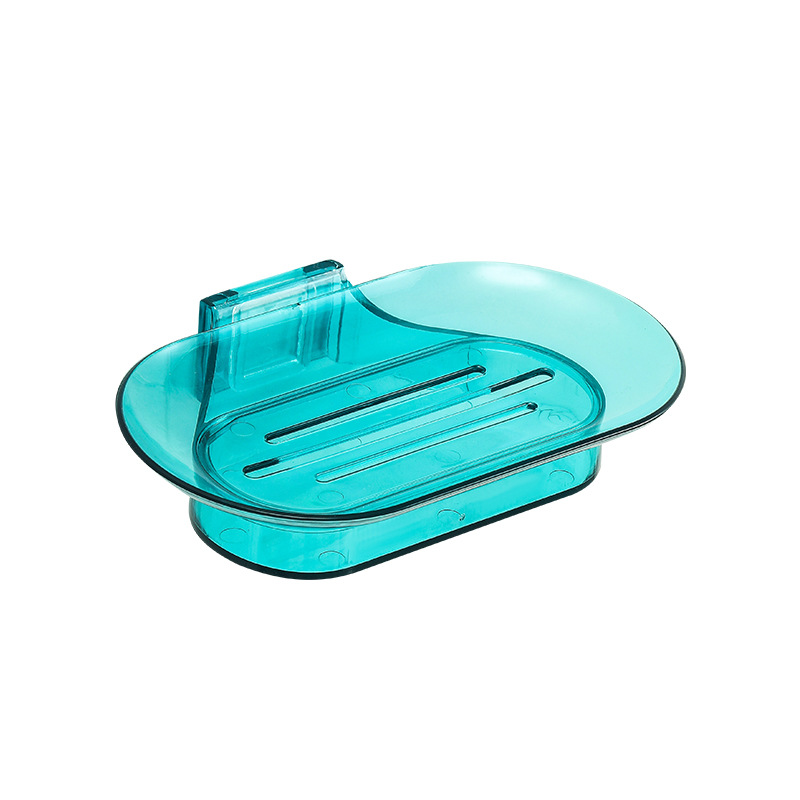 Wall-mounted soap box-transparent-PS+PVC-1 piece