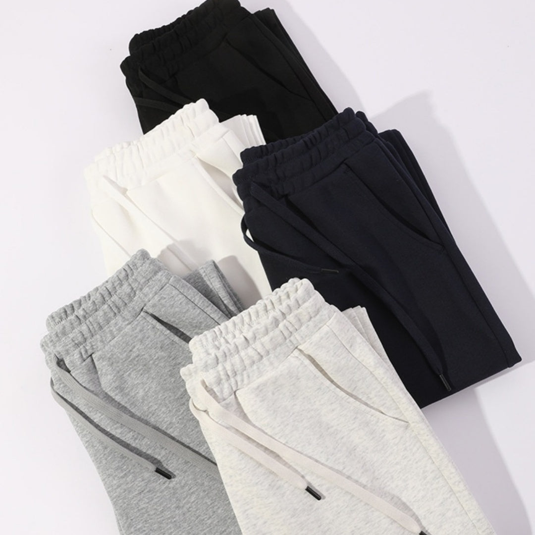 Casual Pants Elastic Waist Heavy Loose Track Pants Men's And Women's Casual Straight-leg