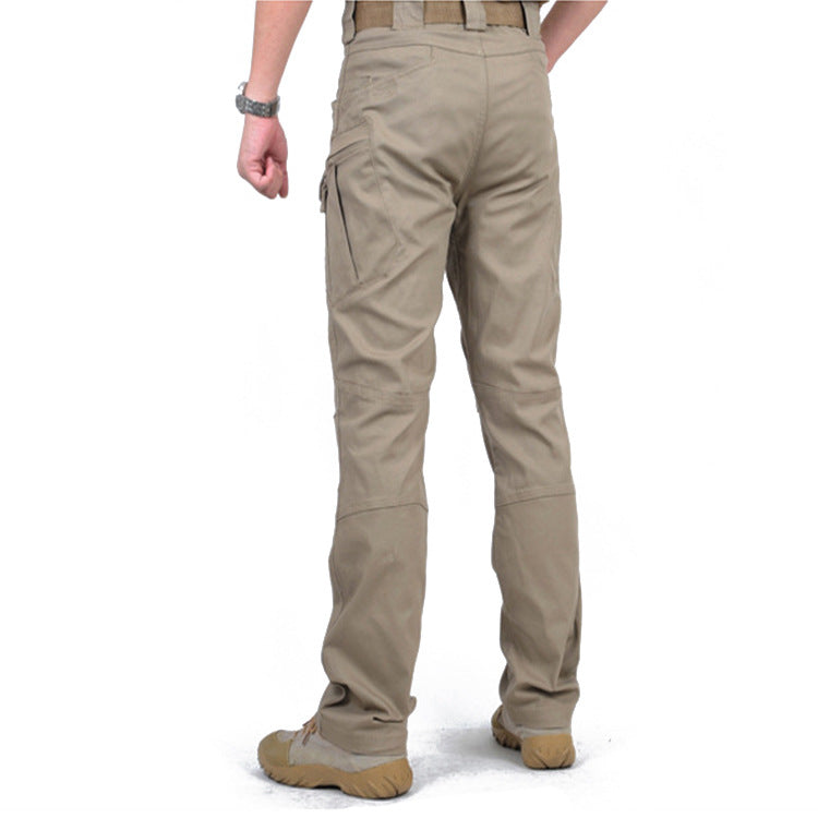 Cotton Multi-pocket Casual Tactical Cargo Pants Men Hard-wearing Shorts