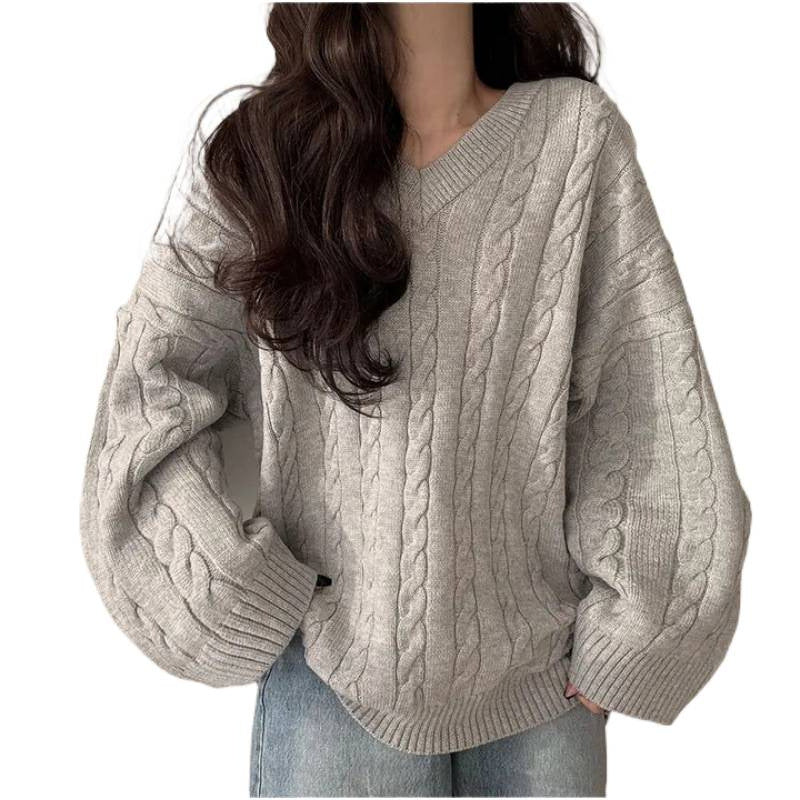 Loose Cozy AutumnWinter Sweater For Women
