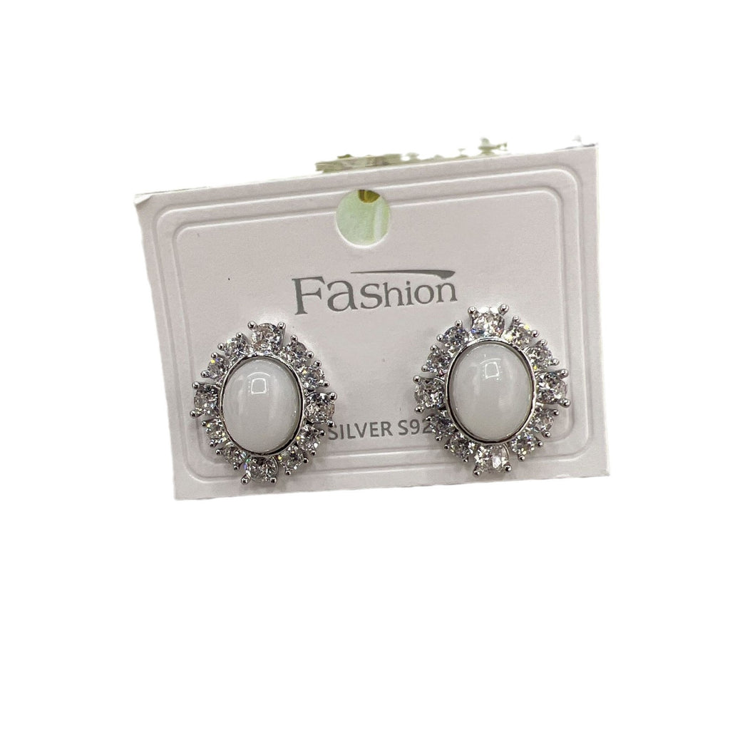 Trendy Fashion Commuter High-grade Affordable Luxury Style French Glass Cat Eye Earrings