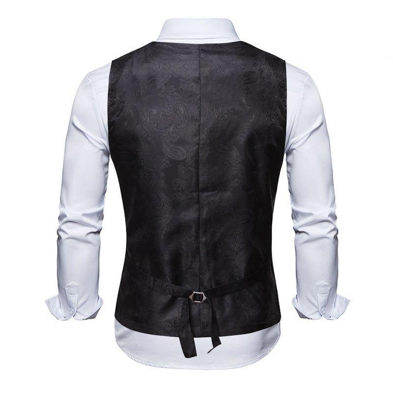 Men's New Clothes Bronzing Corduroy Vest