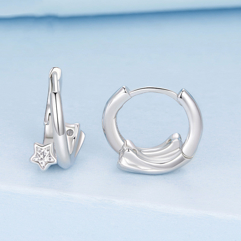 Original S925 Sterling Silver Shining Star Ear Clip