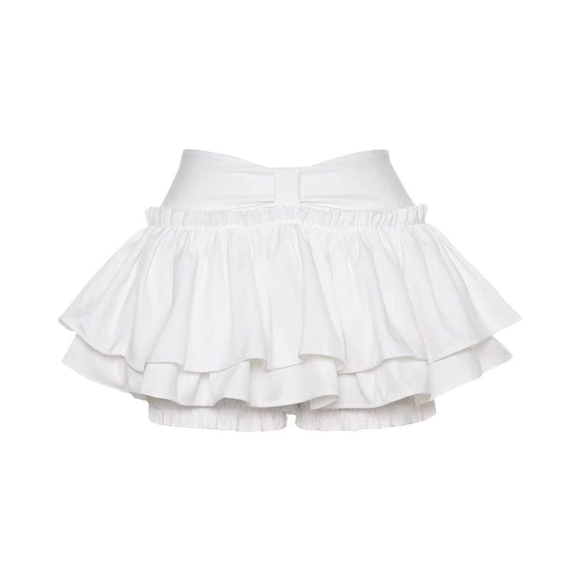 Korean Style Hot Girl Fashion High Waist Slimming A- Line Skirt