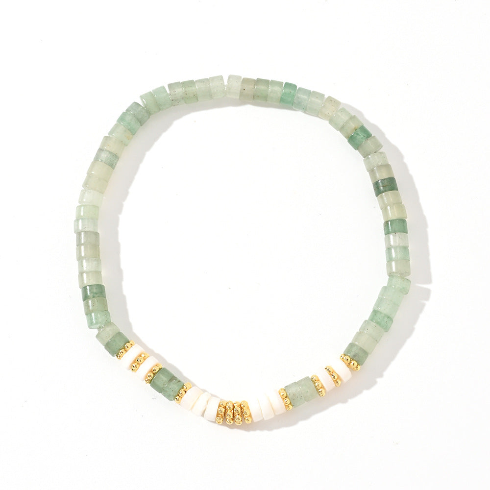 Natural Semi-precious Stone Beads String Men's Bracelet