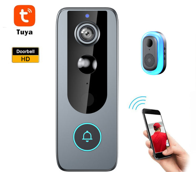 TUYA Smart Wireless Doorbell With Video And WiFi Standard With Ding-dong Functionality