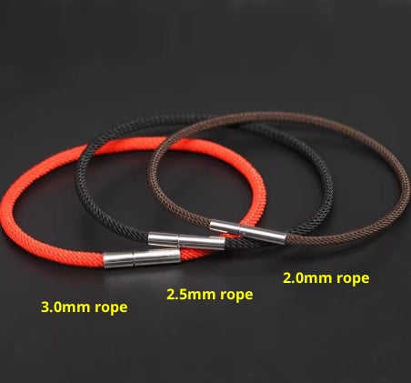 Couple Wearable Lucky Beads Simple Woven Hand Strap