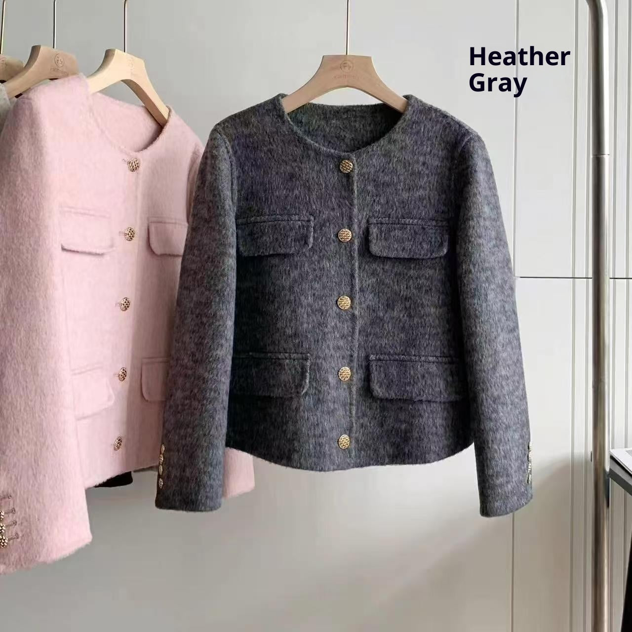 Casual All-matching Graceful Fashion Long Sleeve Solid Color Top