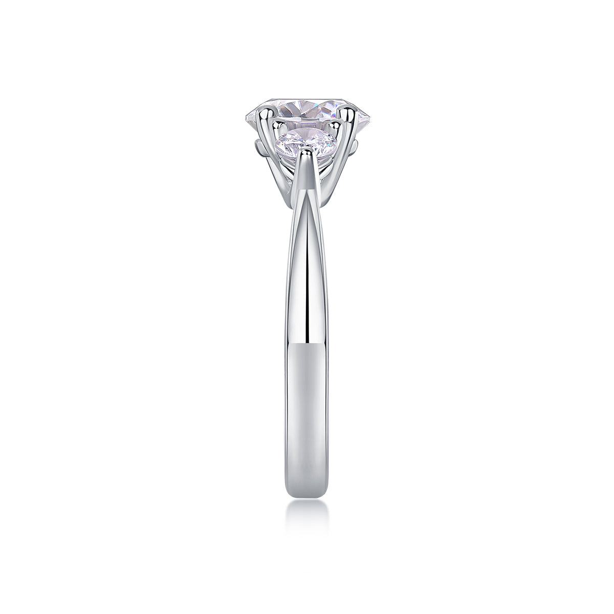 1Three Lives And Three Worlds - A Fashionable And Luxurious Jewelry Piece Set With 2-carat Moissan Diamond S925 Sterling Silver And Platinum-plated Diamond Prohibit TikTok sales