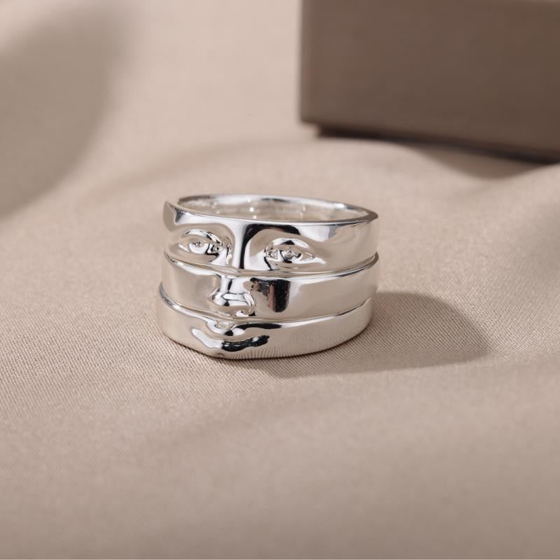 Eye Rings For Women Gold Plated Vintage Fac