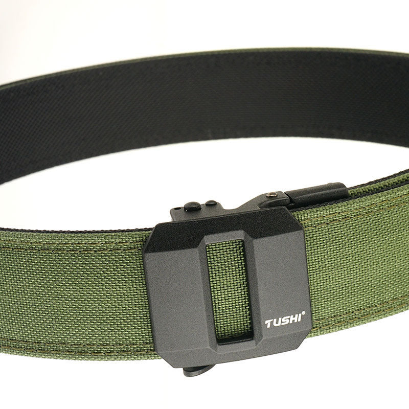 Double-layer Hardened Automatic Buckle Shooting Training Hanger Pistol Belt