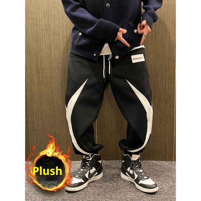 Men's Autumn And Winter New Loose All-match Ankle-tied Sports Pants