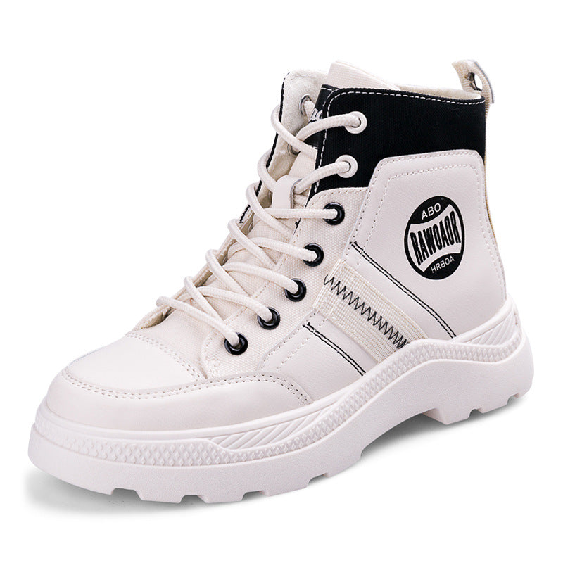 New Martin Boots Women Fashion British Style Thick Sole