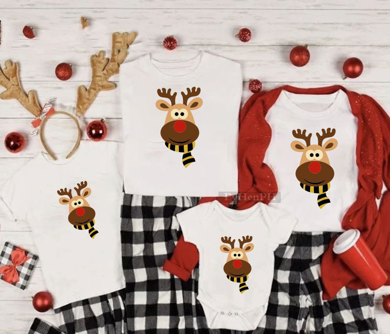 Christmas T-shirt Parent-child Outfit