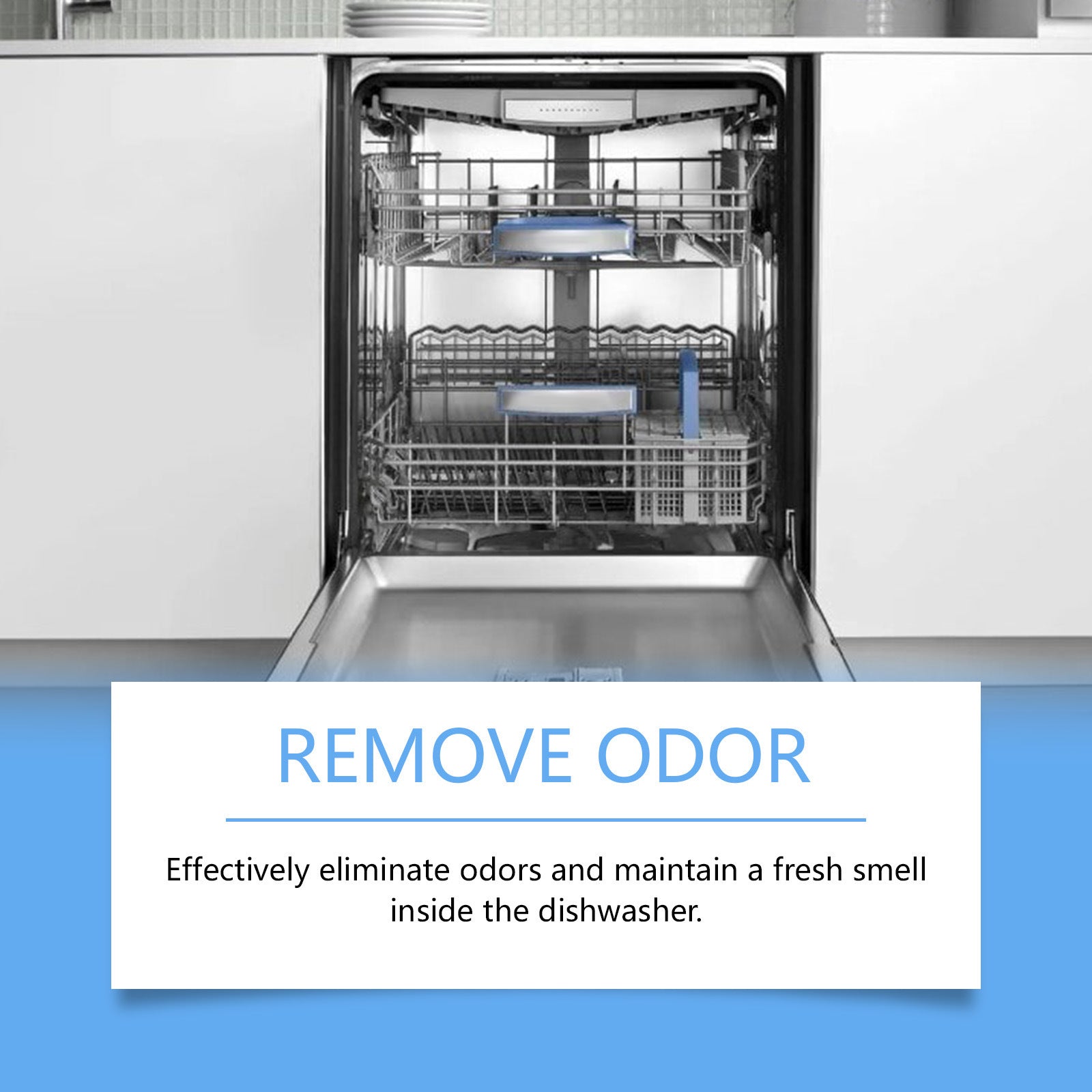 Remove Oil Stains And Scale Household Kitchen Dishwasher Cleaning Odor