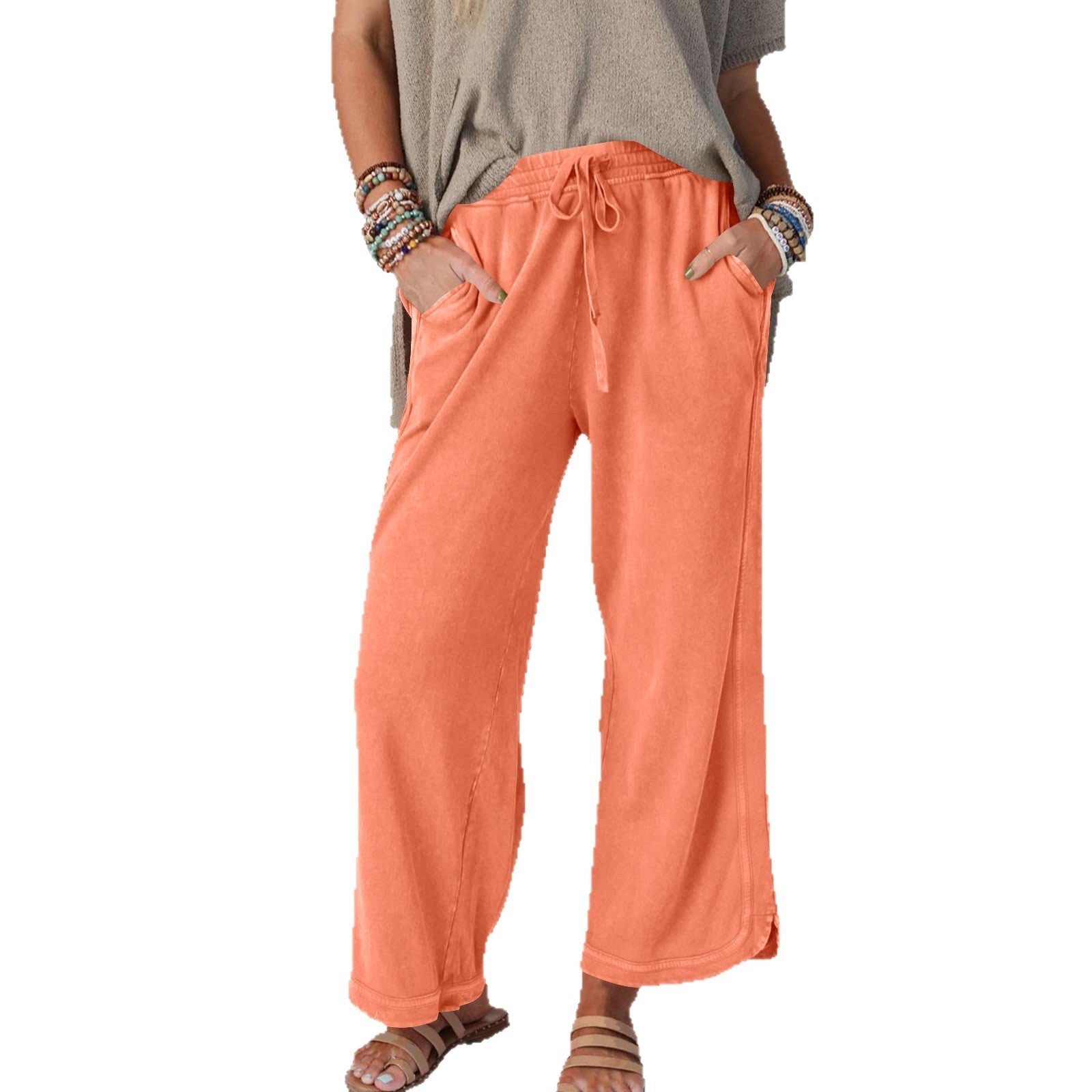 Women's Fashion Casual Wide Leg Leisure Sports Pants