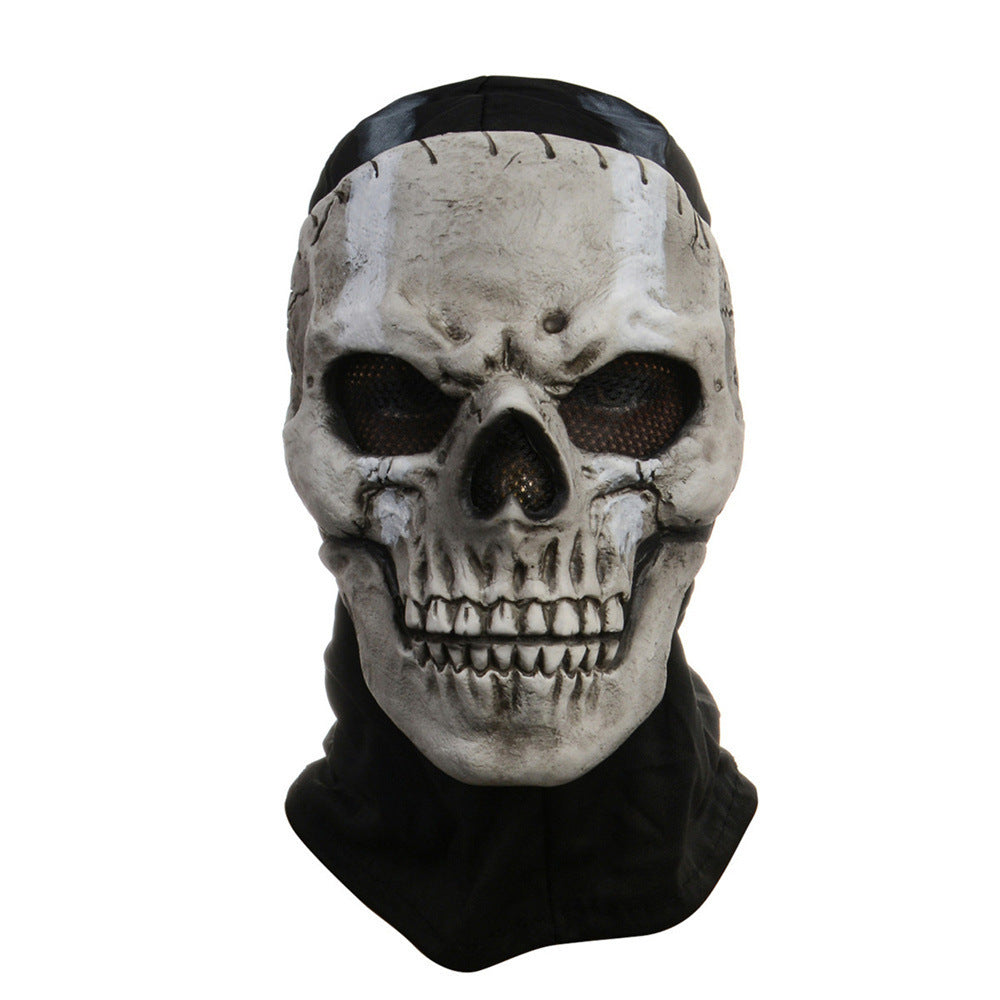 Creative Holiday Skull Ghost Facial Makeup Printing Headgear