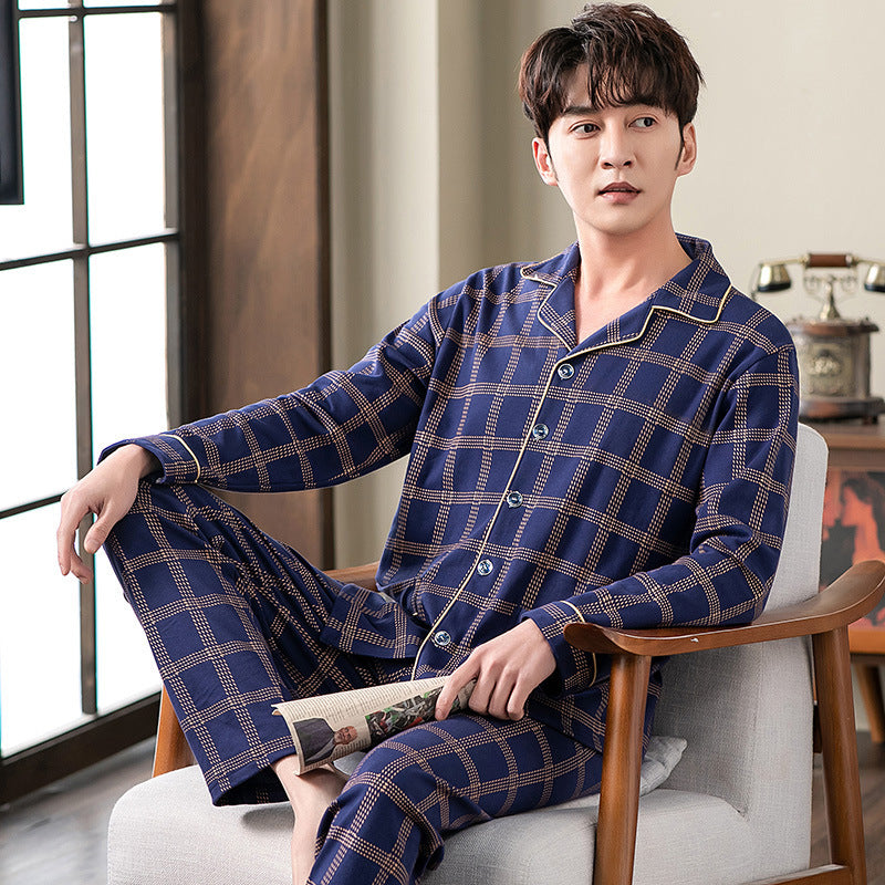 Cardigan Can Be Worn Outside Dad Wear Homewear Suit