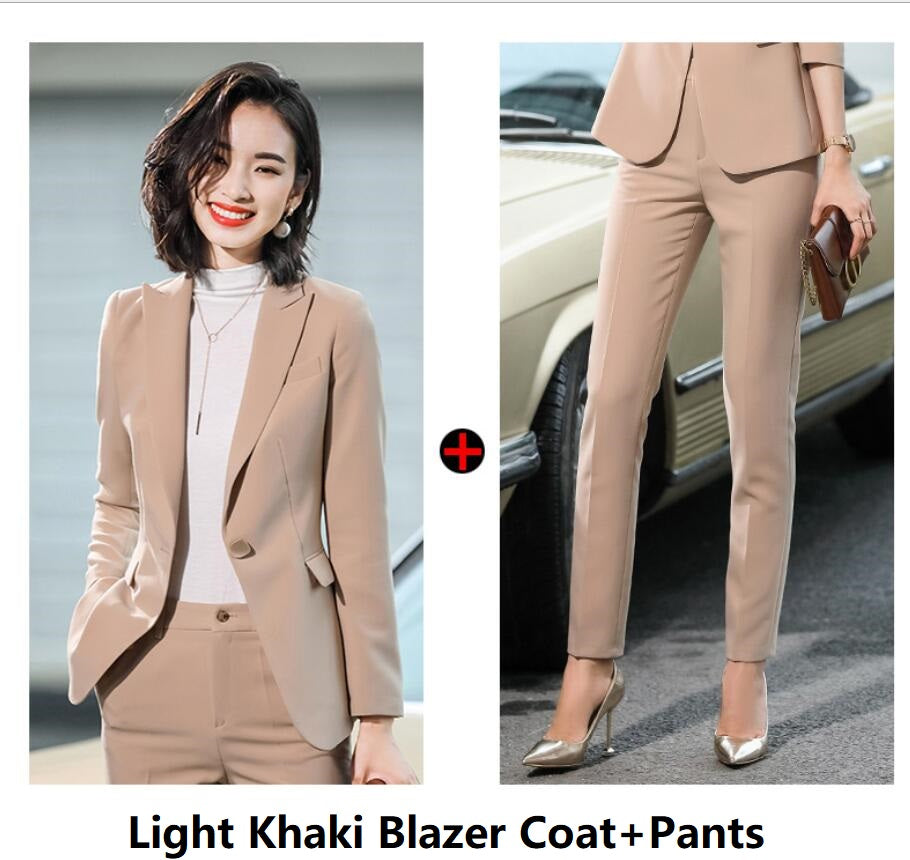 Xian Gao Professional Suit Fashion Temperament Goddess Fan