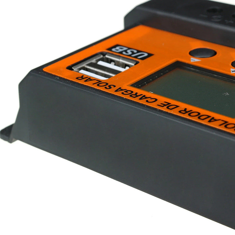 LCD Solar Panel Charging Orange Controller