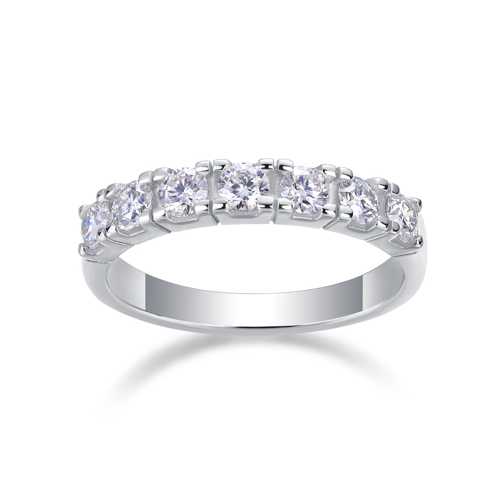 1LUCKY 7- A Fashionable And Luxurious Jewelry Piece Set With One-tenth Moissan Diamond, S925 Sterling Silver And Platinum-plated Diamond Prohibit TikTok sales