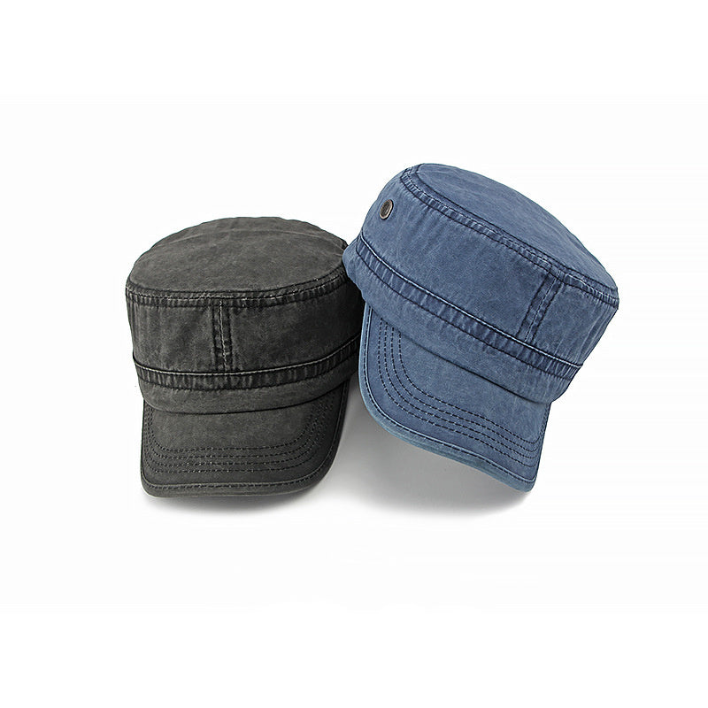 All-match Flat Top Military Cap Men And Women