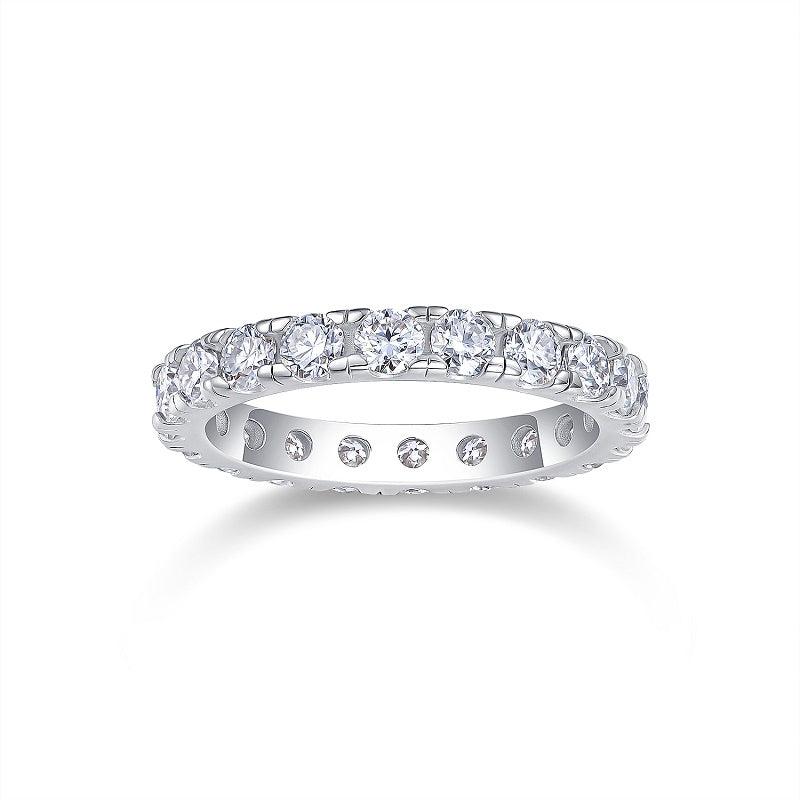 1Spring Breeze For Ten Miles - A Fashionable And Luxurious Jewelry Piece Set With One-tenth Carat Moissan Diamond S925 Sterling Silver And Platinum-plated Diamond Prohibit TikTok sales