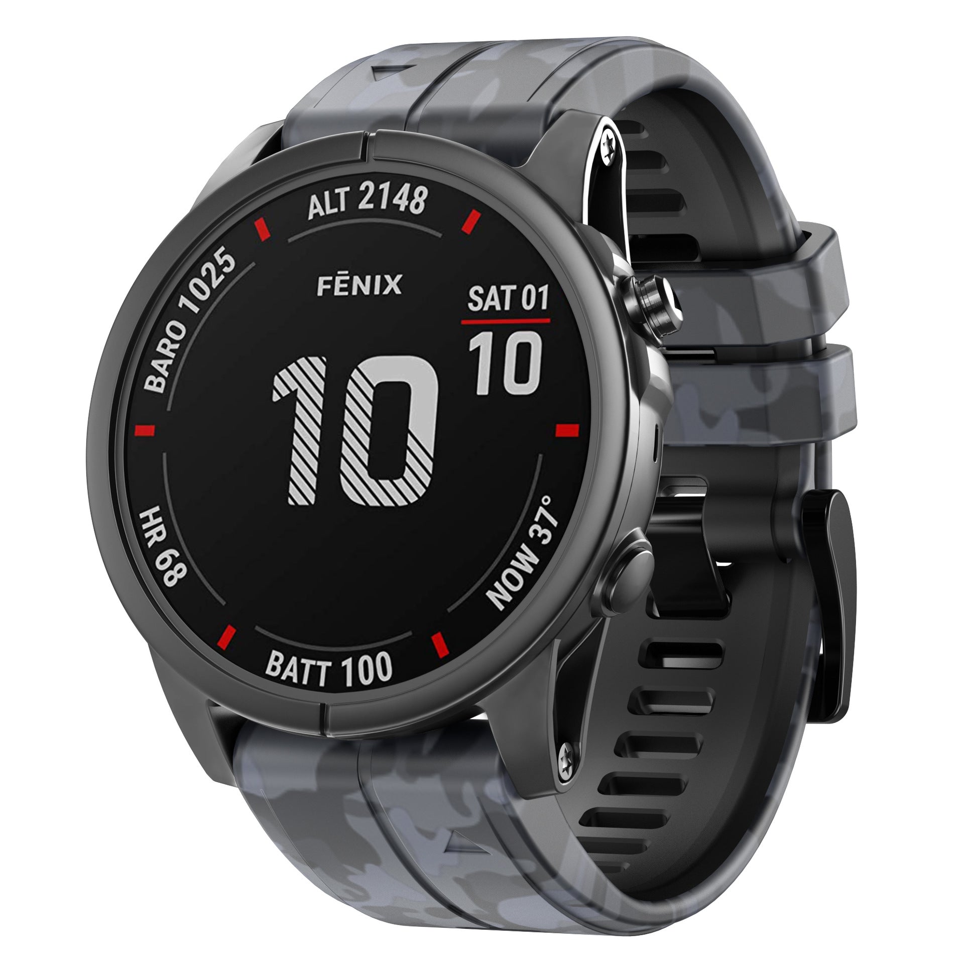 Camouflage Breathable Printed Silicone Strap