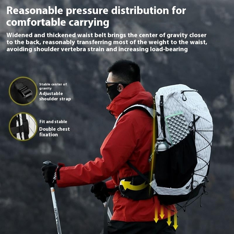 Mountaineering Bag Large Capacity Camping Off-road Waterproof Backpack