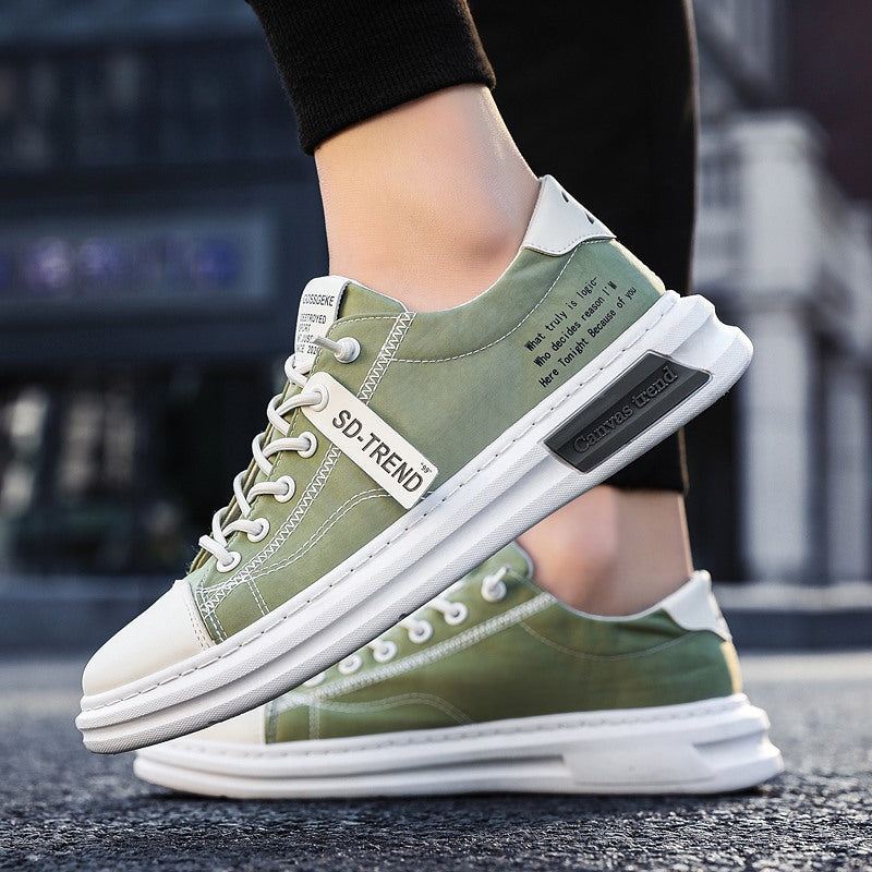 Breathable Ice Silk Cloth Shoes Thin Style Trendy Canvas Men's Shoes