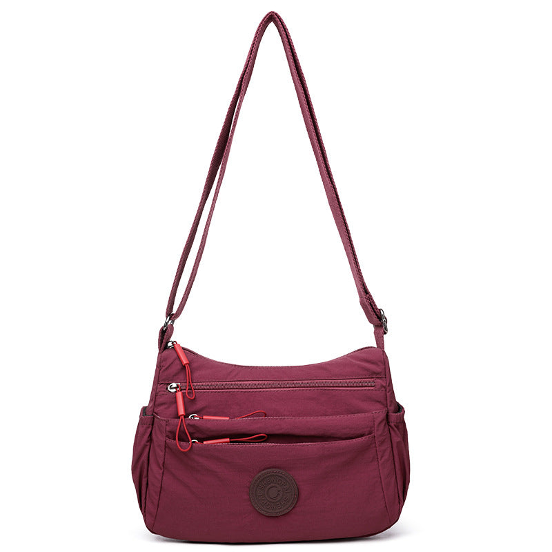 Multi-layer Casual Lightweight Shoulder Messenger Bag Simple