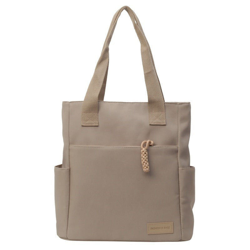 Women's All-match Underarm Large Capacity Canvas Satchel