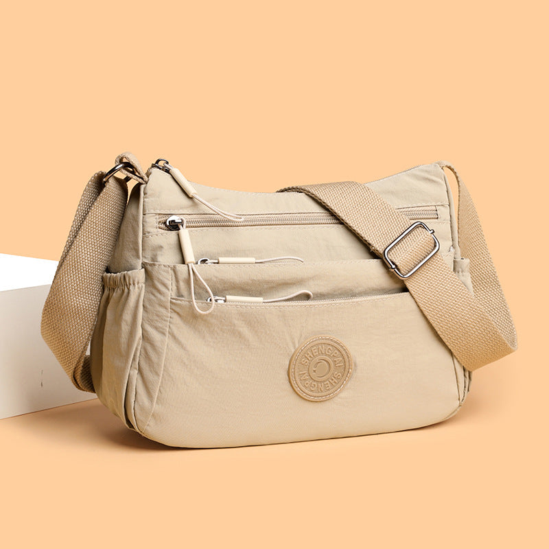 Multi-layer Casual Lightweight Shoulder Messenger Bag Simple