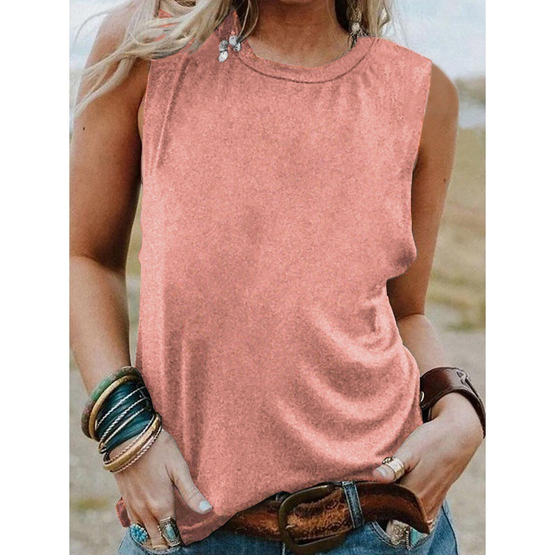 European And American Sleeveless Top Women's Loose