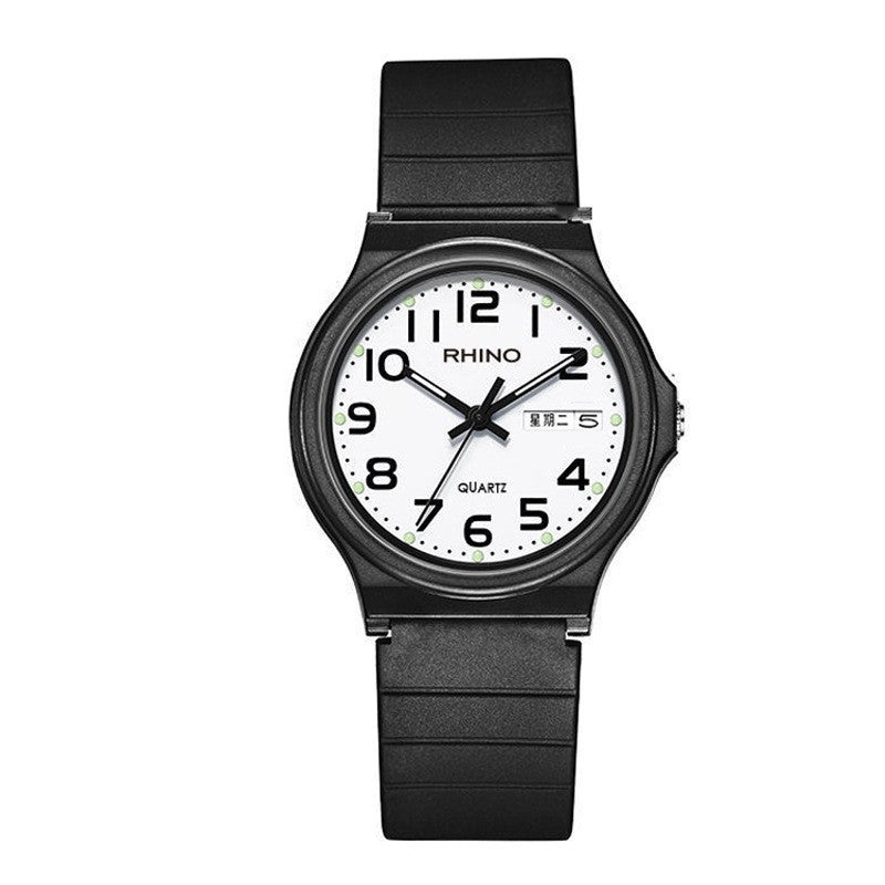 Student Exam Available Electronic Watch Children Teenagers Waterproof Band Calendar Luminous