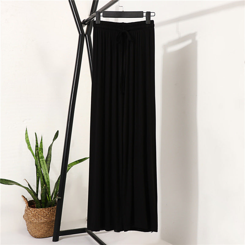 High Waist Cuprammonuium Loose Thin Casual Pants