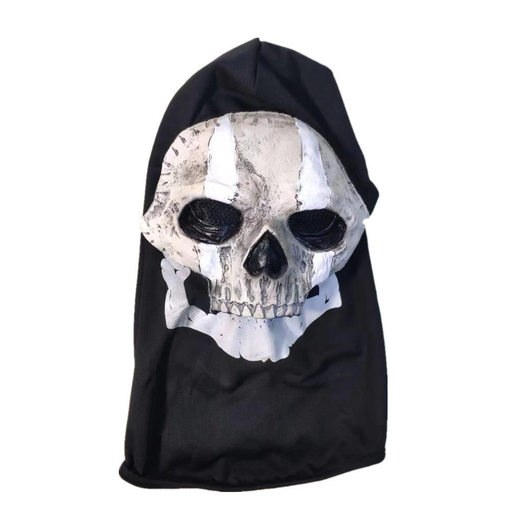 Creative Holiday Skull Ghost Facial Makeup Printing Headgear