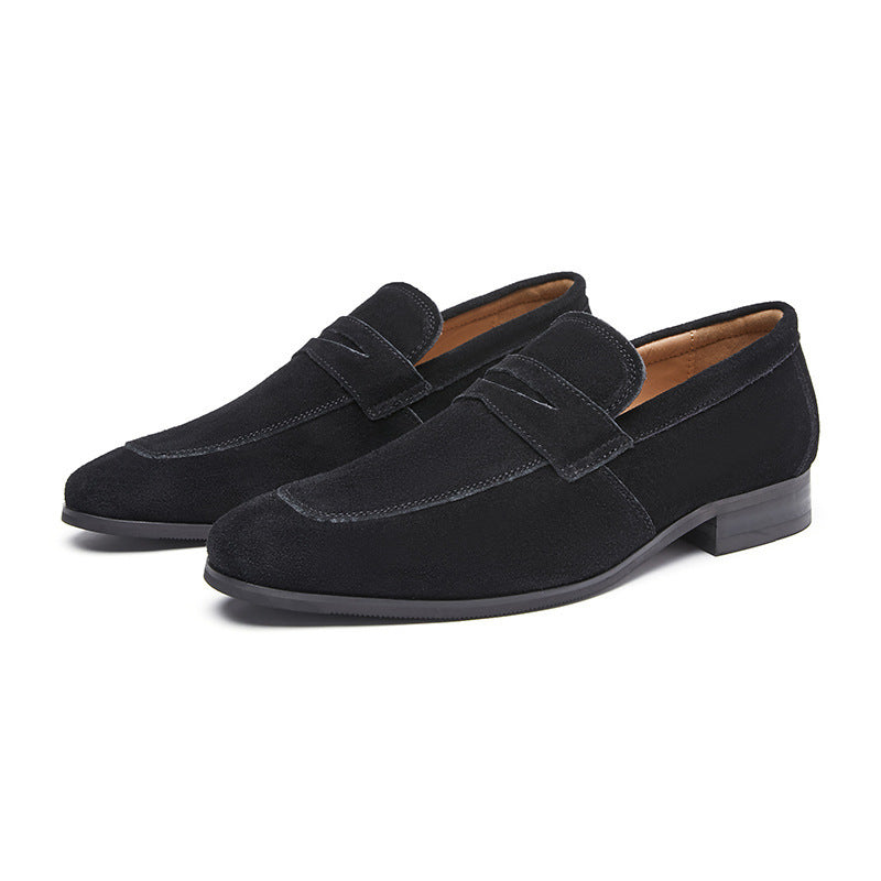 Summer Slip-on New Japanese Style Simple Suede Shoes
