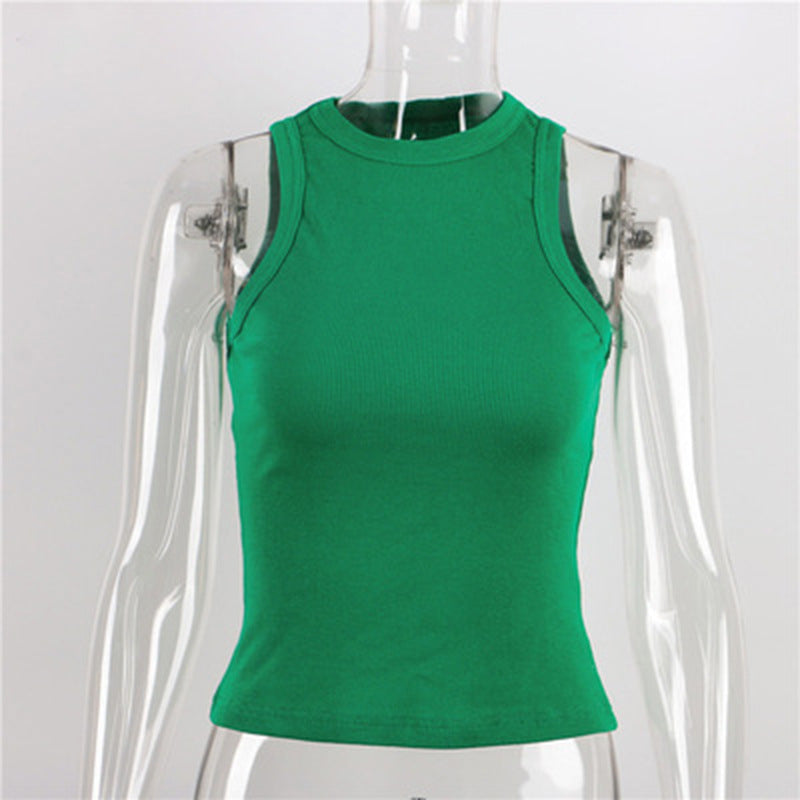 Summer Slim Fit Short Sexy Slim Fit Vest Tight