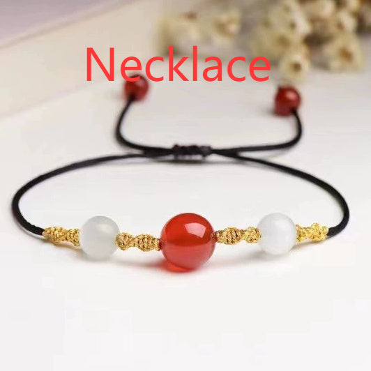 Red Agate Necklace Lovesickness Red Bean Bracelet